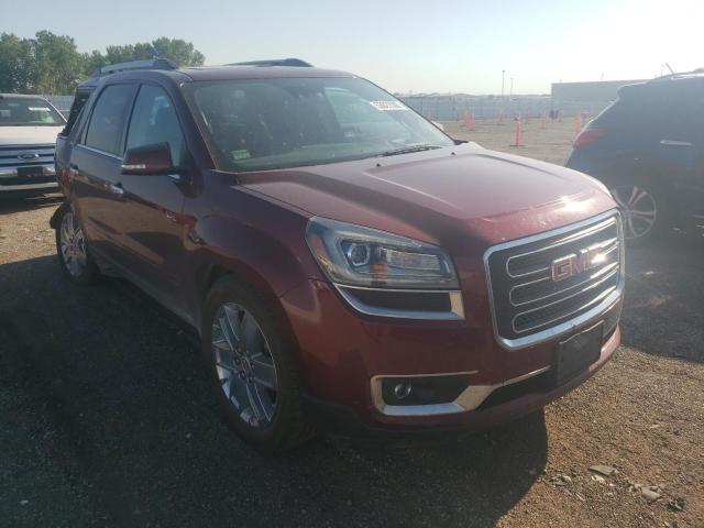 1GKKVSKD1HJ193453 - 2017 GMC ACADIA LIM RED photo 1