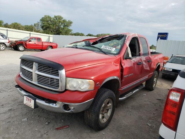 3D7KU28C54G119967 - 2004 DODGE RAM 2500 S წითელი ფოტო 2