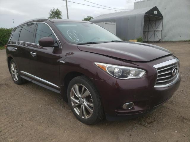 5N1CL0MM5FC534468 - 2015 INFINITI QX60 HYBRI BURGUNDY photo 1