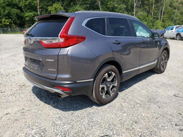 7FARW2H98KE050724 - 2019 HONDA CR-V TOURI GRAY photo 4