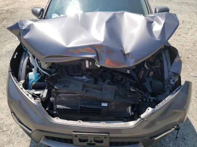 7FARW2H98KE050724 - 2019 HONDA CR-V TOURI GRAY photo 7