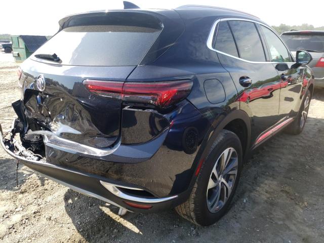 LRBFZNR41MD110409 - 2021 BUICK ENVISION E BLUE photo 4