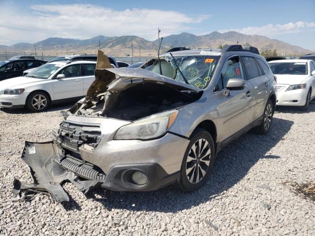 4S4BSENC8F3305333 - 2015 SUBARU OUTBACK SILVER photo 2