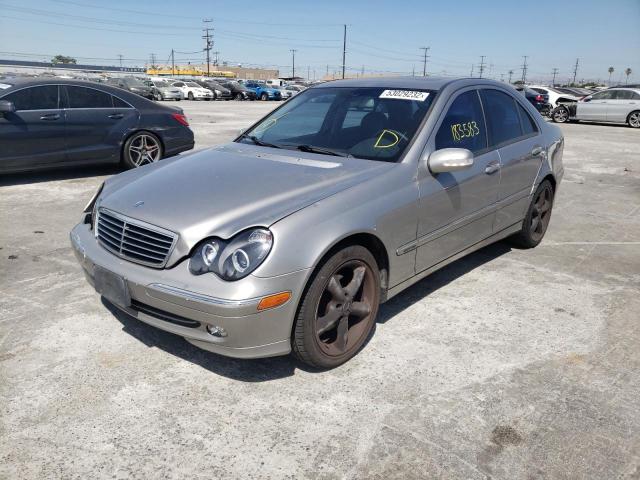 WDBRF40J03F408164 - 2003 MERCEDES-BENZ C 230K SPO SILVER photo 2