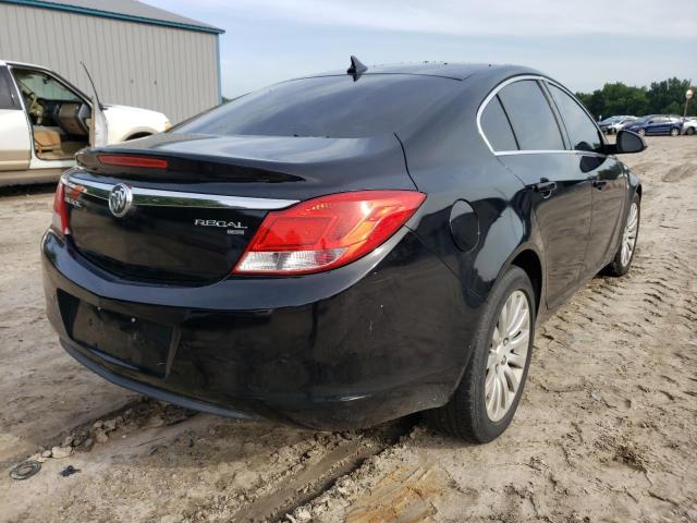 W04GT5GCXB1067926 - 2011 BUICK REGAL CXL BLACK photo 4