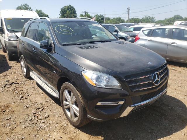 4JGDA5HB9CA009260 - 2012 MERCEDES-BENZ ML 350 4MA BLACK photo 1