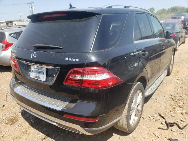 4JGDA5HB9CA009260 - 2012 MERCEDES-BENZ ML 350 4MA BLACK photo 4