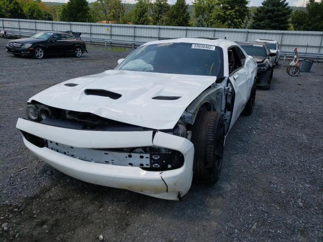 2C3CDZC92HH605844 - 2017 DODGE CHALLENGER WHITE photo 2