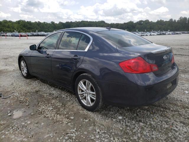 JN1CV6AP2BM303793 - 2011 INFINITI G37 BASE CHARCOAL photo 3