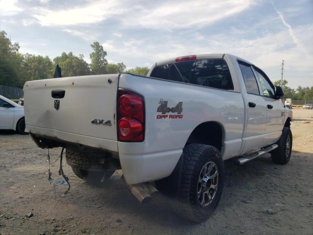1D7KS28D97J577187 - 2007 DODGE RAM 2500 S WHITE photo 4