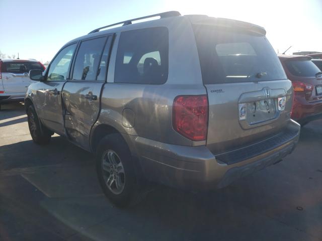 5FNYF18565B060820 - 2005 HONDA PILOT GOLD photo 3