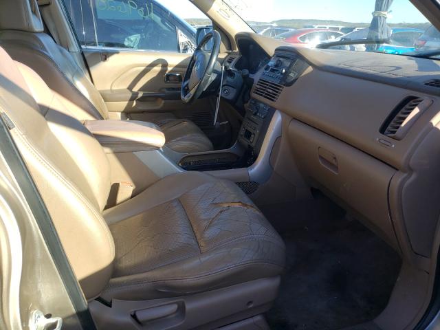 5FNYF18565B060820 - 2005 HONDA PILOT GOLD photo 5