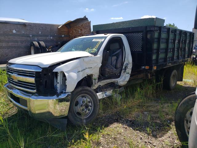 1GB3CYCGXFF557939 - 2015 CHEVROLET SILVERADO WHITE photo 2