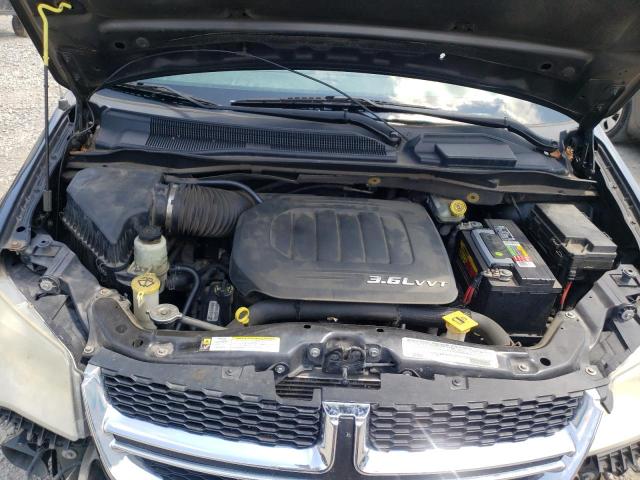 2C4RDGCG6CR356752 - 2012 DODGE GRAND CARA BLACK photo 7