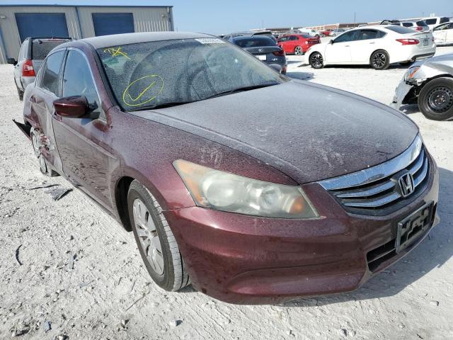 1HGCP2F35BA156202 - 2011 HONDA ACCORD LX BURGUNDY photo 1