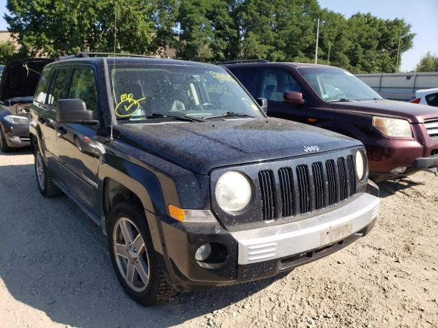 1J8FT48W27D309918 - 2007 JEEP PATRIOT LI BLACK photo 1