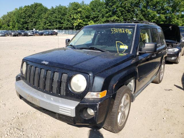 1J8FT48W27D309918 - 2007 JEEP PATRIOT LI BLACK photo 2