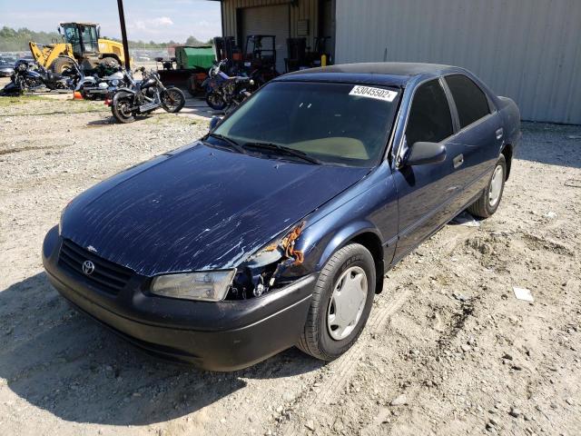 4T1BG22K4XU492707 - 1999 TOYOTA CAMRY CE BLUE photo 2