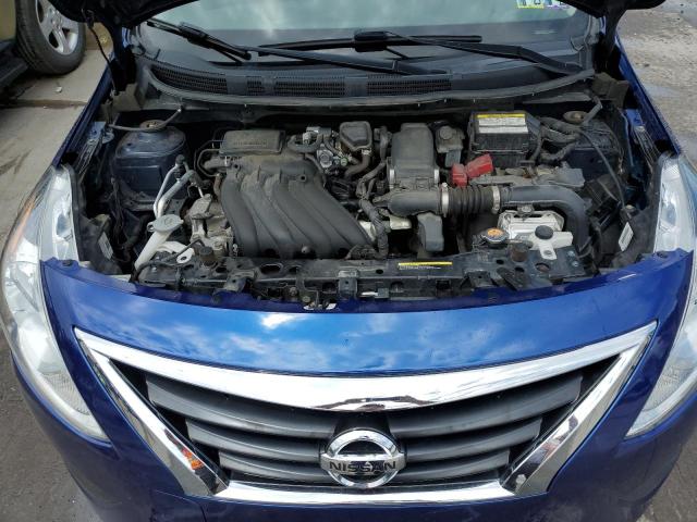 3N1CN7AP0KL827847 - 2019 NISSAN VERSA S BLUE photo 7