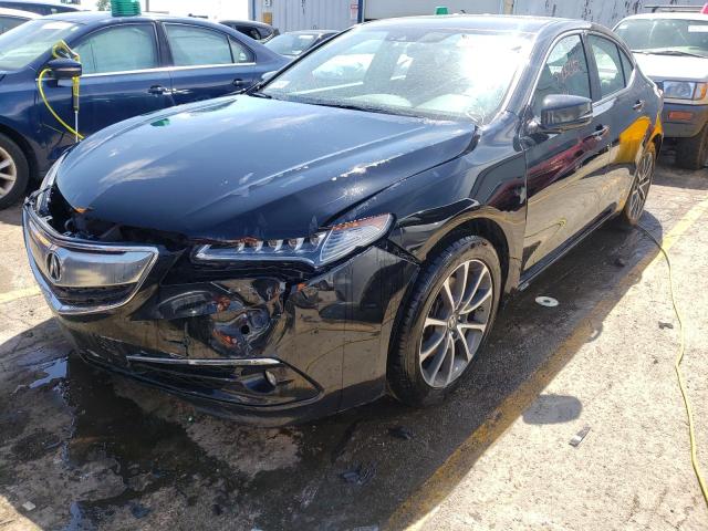 19UUB3F74FA001142 - 2015 ACURA TLX ADVANC BLACK photo 2