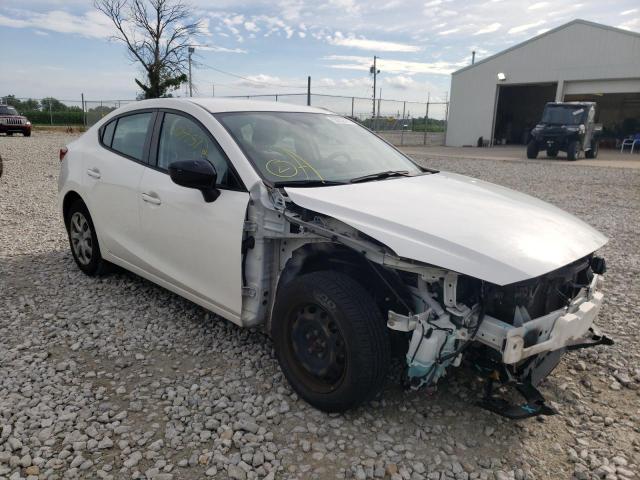 JM1BM1T76E1172790 - 2014 MAZDA 3 SV WHITE photo 1