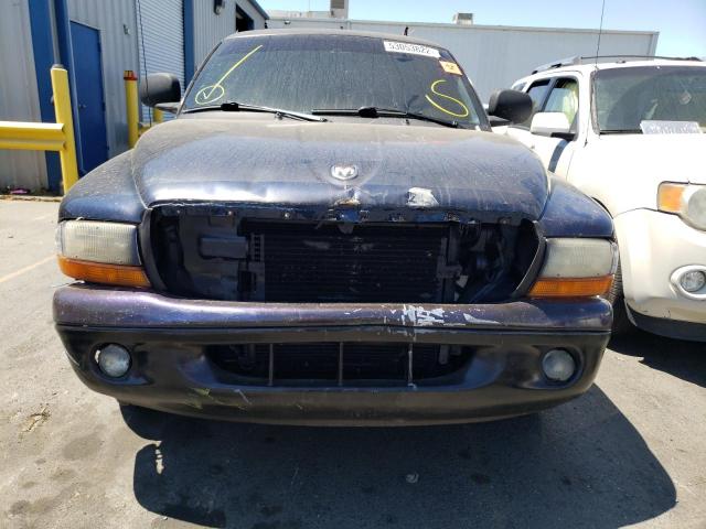 1B7GL2AN2YS767408 - 2000 DODGE DAKOTA QUA BLUE photo 9