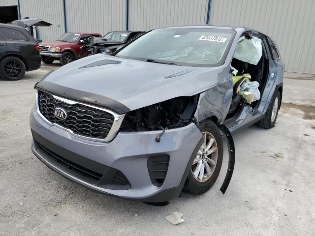 5XYPG4A39LG641415 - 2020 KIA SORENTO L GRAY photo 2