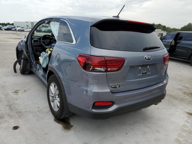 5XYPG4A39LG641415 - 2020 KIA SORENTO L GRAY photo 3