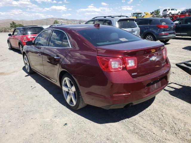 1G11G5SX0FF138627 - 2015 CHEVROLET MALIBU LTZ მუქწითელი ფოტო 3