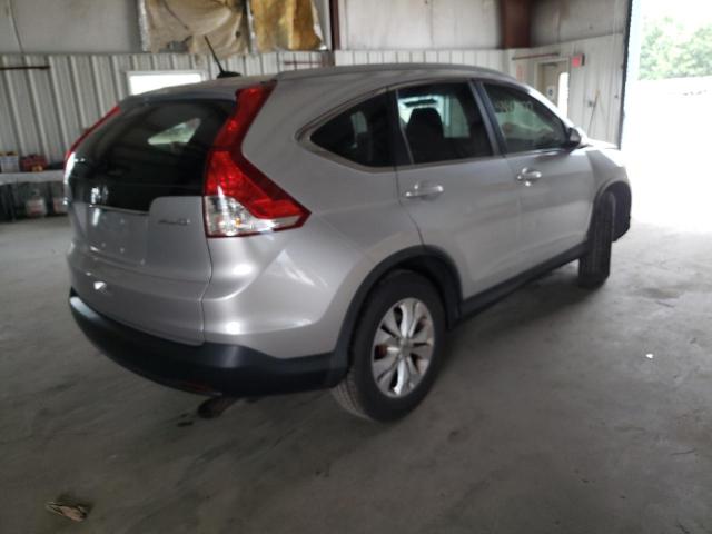 2HKRM4H70DH606685 - 2013 HONDA CR-V EXL SILVER photo 4