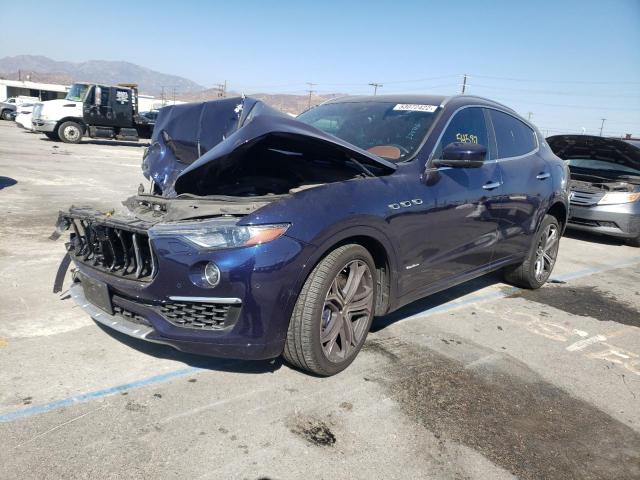 ZN661YUL6KX333841 - 2019 MASERATI LEVANTE S BLUE photo 2