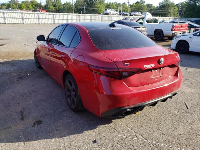 ZARFAEDN9H7550025 - 2017 ALFA ROMEO GIULIA Q4 红色 照片 3