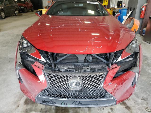 JTHHP5AYXJA001604 - 2018 LEXUS LC 500 RED photo 9