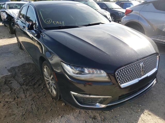 3LN6L5C98HR618599 - 2017 LINCOLN MKZ SELECT BLACK photo 1