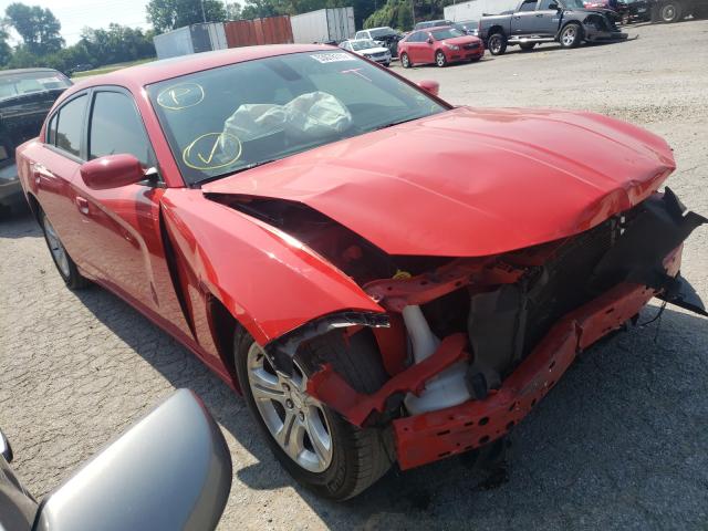 2C3CDXBG0KH688332 - 2019 DODGE CHARGER SX RED photo 1