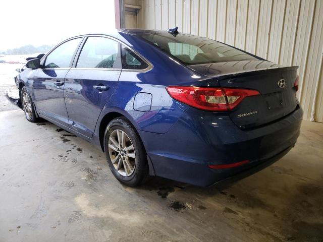 5NPE24AF3FH159570 - 2015 HYUNDAI SONATA SE BLUE photo 3