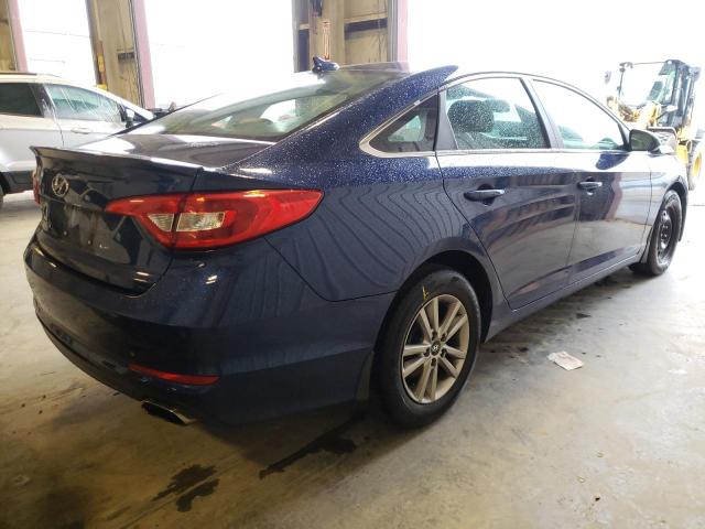 5NPE24AF3FH159570 - 2015 HYUNDAI SONATA SE BLUE photo 4