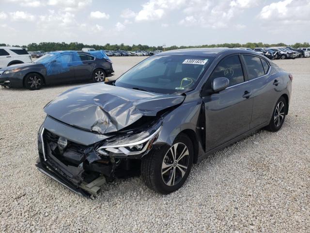 3N1AB8CVXLY271441 - 2020 NISSAN SENTRA SV GRAY photo 2