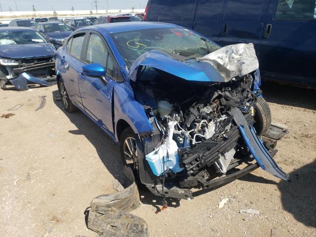 3N1CN8EV4ML919318 - 2021 NISSAN VERSA SV BLUE photo 1