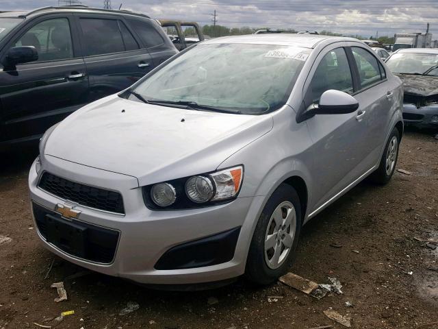 1G1JA5SH4E4144306 - 2014 CHEVROLET SONIC LS SILVER photo 2