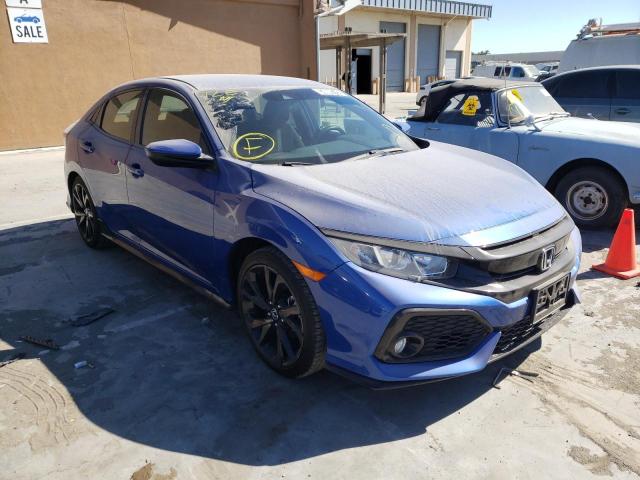 SHHFK7H46KU419879 - 2019 HONDA CIVIC SPOR BLUE photo 1