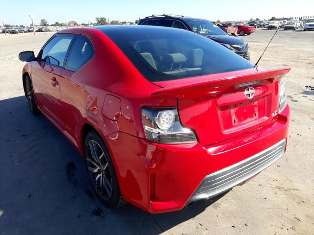 JTKJF5C73E3081700 - 2014 TOYOTA SCION TC RED photo 3