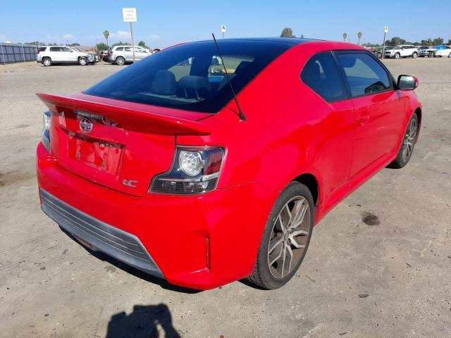 JTKJF5C73E3081700 - 2014 TOYOTA SCION TC RED photo 4