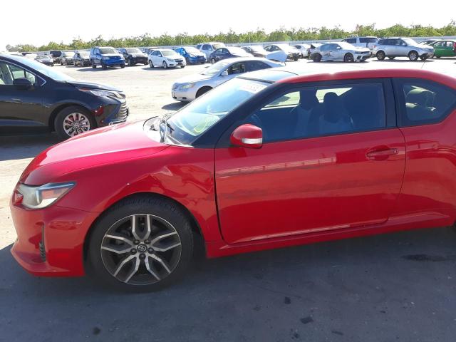 JTKJF5C73E3081700 - 2014 TOYOTA SCION TC RED photo 9