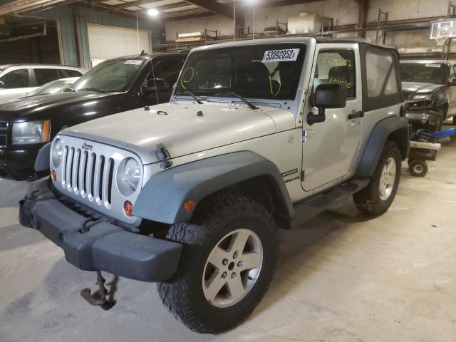 1J4GA2D1XBL511737 - 2011 JEEP WRANGLER S SILVER photo 2
