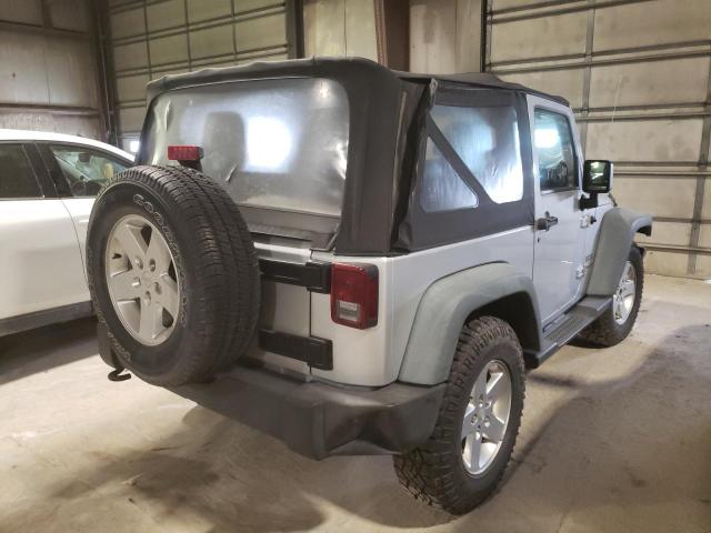 1J4GA2D1XBL511737 - 2011 JEEP WRANGLER S SILVER photo 4