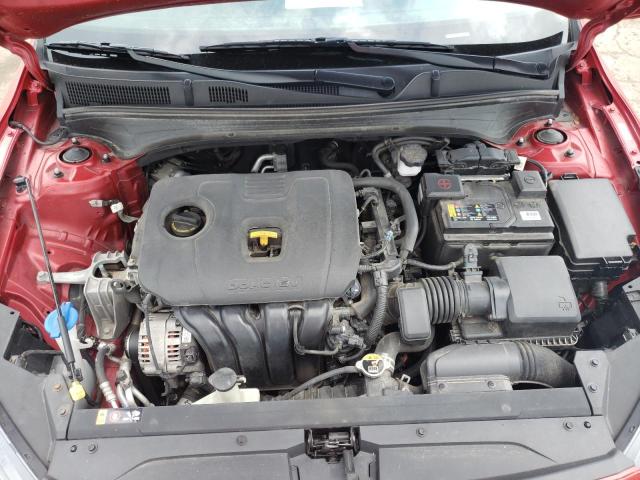 3KPF54AD6KE055521 - 2019 KIA FORTE EX RED photo 7