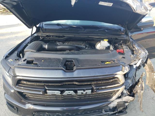 1C6SRFJT8KN634843 - 2019 RAM 1500 LARAM GRAY photo 7