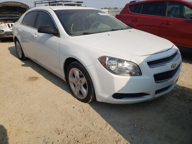 1G1ZA5EU8BF132882 - 2011 CHEVROLET MALIBU LS WHITE photo 1