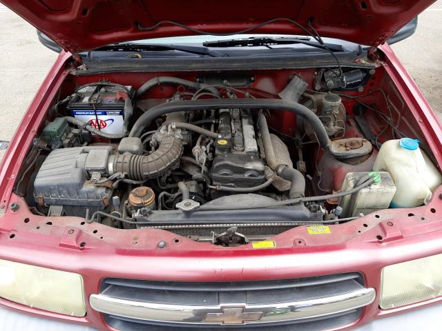 2CNBJ13C3Y6955195 - 2000 CHEVROLET TRACKER RED photo 7